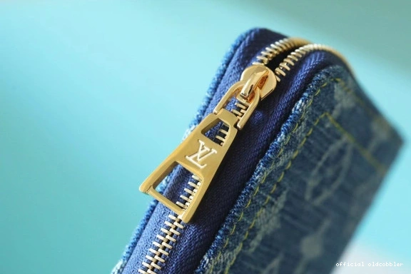Official oldcobbler VUITTON COIN LOUIS ZIPPY PURSE 0817